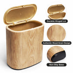 Portable Plastic Dustbin For Home And Kitchen (  28x14.5x29 cm, Beige )