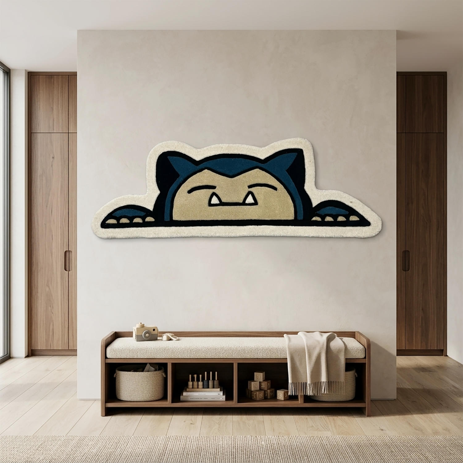 Pokemon Wool Rug For Floor And Wall Carpet