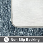 Hawai Contour Bath Mat  Set of 2 (Grey , 40x60 cm & 40x45)