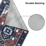 Polyester Printed Handmade Carpet Traditional (3X5 Feet Multicolour)