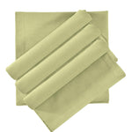 Cotton Kitchen Napkin Set of 4 (Green, 45x45 cm)