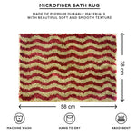 Berlin Bath Mat Super Sof Mat Pack of 2(38x58 cm ,Cherry)