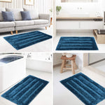 Bathmat 2500 GSM Microfiber Pack of 2 (40cm x 60cm, Teal)