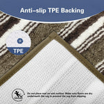 Capetown Bath Mat for Bathroom (Taupe, 40x60 cm)