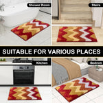 Macau Stripe Bath Mat (40x60 cm,Red)