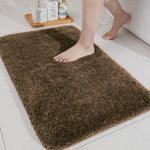 Microfibre Bath Mat For Home 40x60 cm Brown Coffee