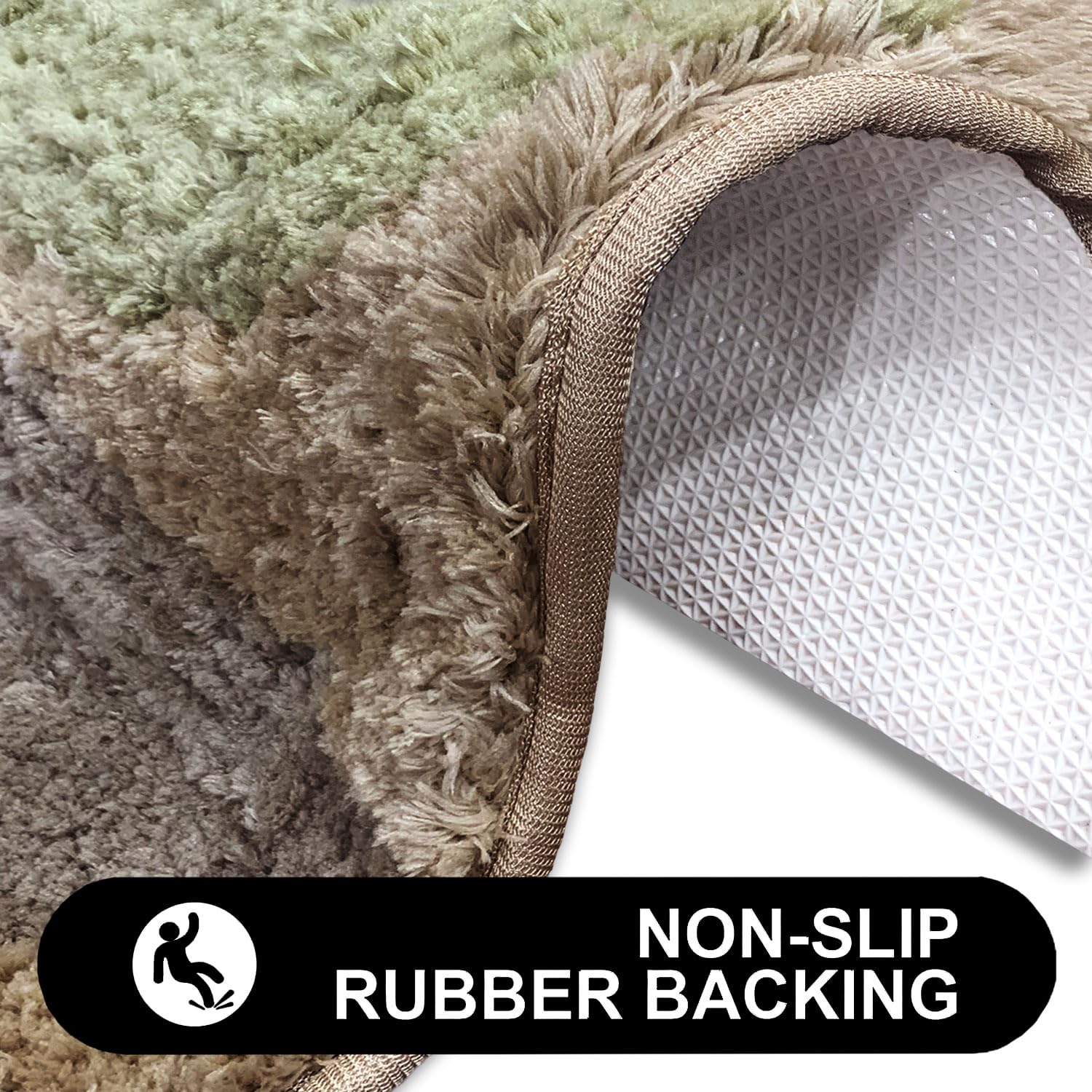 Vegas Kid's Bath Mat (40x60 cm, Leafs)