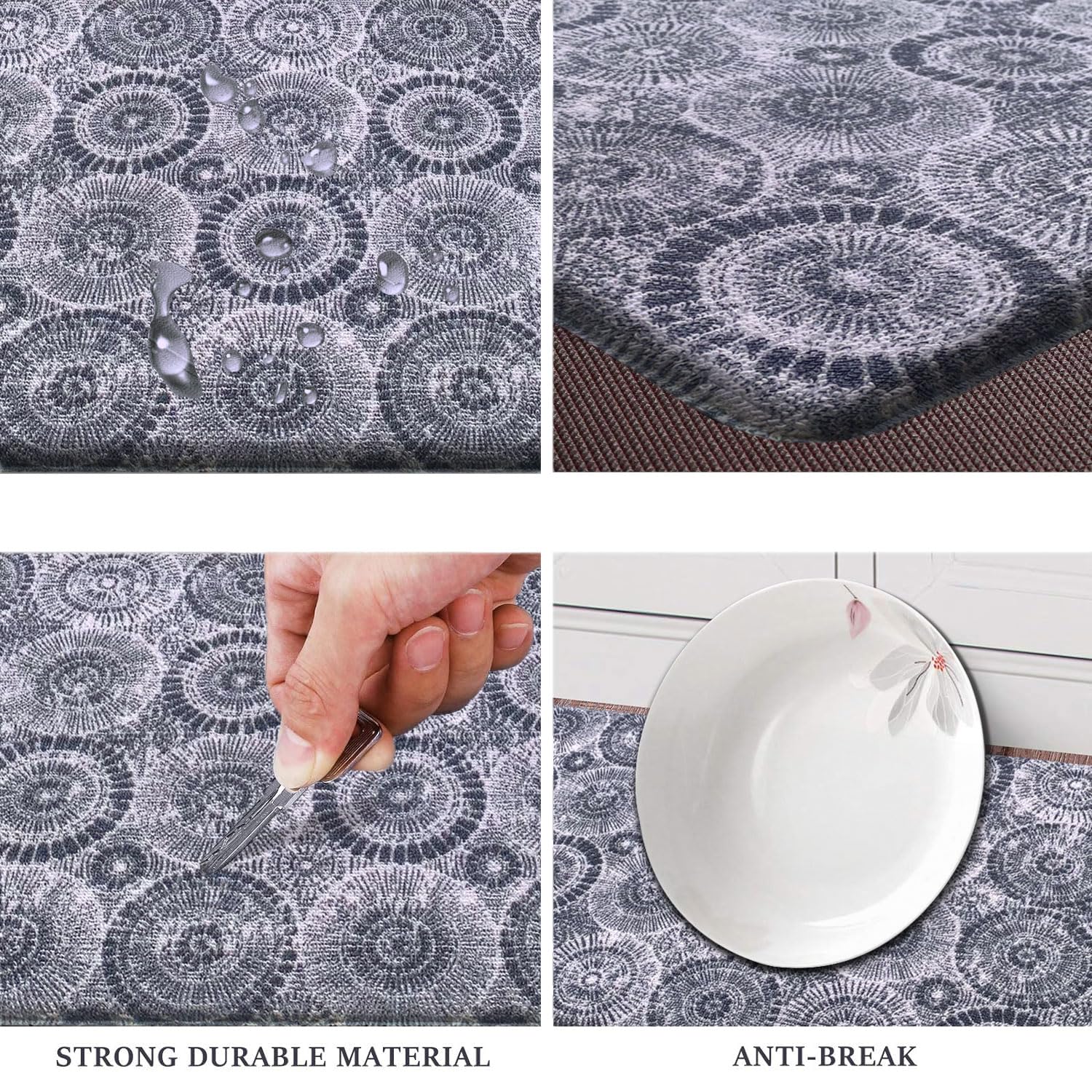 Cuba PVC Door Mats Anti Fatigue - Circle (40x60 cm)
