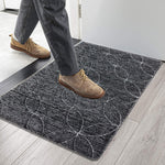 PVC Door Mat for Home Entrance Indoor & Outdoor(40x60 cm - Anthra)