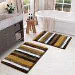 Italia Combo Bath Mat  (40x60 cm, Anti Gold) Pack of 2