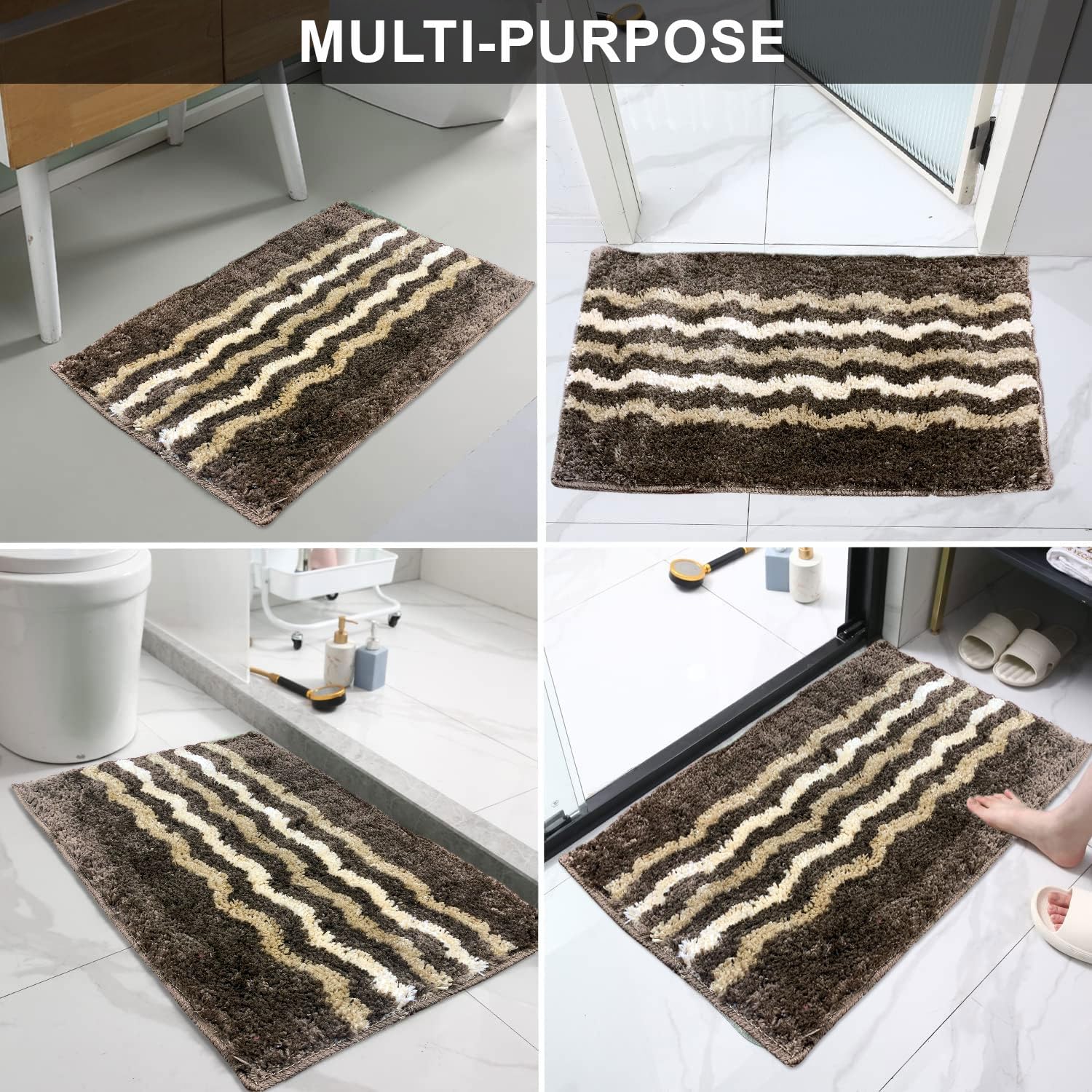 Belgium Bath Mat ( 38x58 cm, Amber )