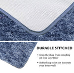 Hawaii Contour Rugs for Bathroom Set of 2(Charcoal, 60 x 90 Cm)