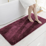 Newman Microfiber Bathmat 2500 GSM (Wine, 60Cm x 90Cm)