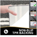 Florida Bath Mat 2200 GSM Pack of 2 (38x58 cm ,Grey)
