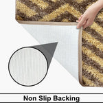 Kyoto Maze Bath Mat Bathroom (40x60 cm, Arabic-Coffee)