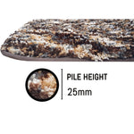 Hawaii Bath mat Anti Skid (Walnut, 45 x 75 Cm)