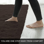 Doormats Marino Fur Super Soft 2000 GSM (60x90 cm, Chocolate)
