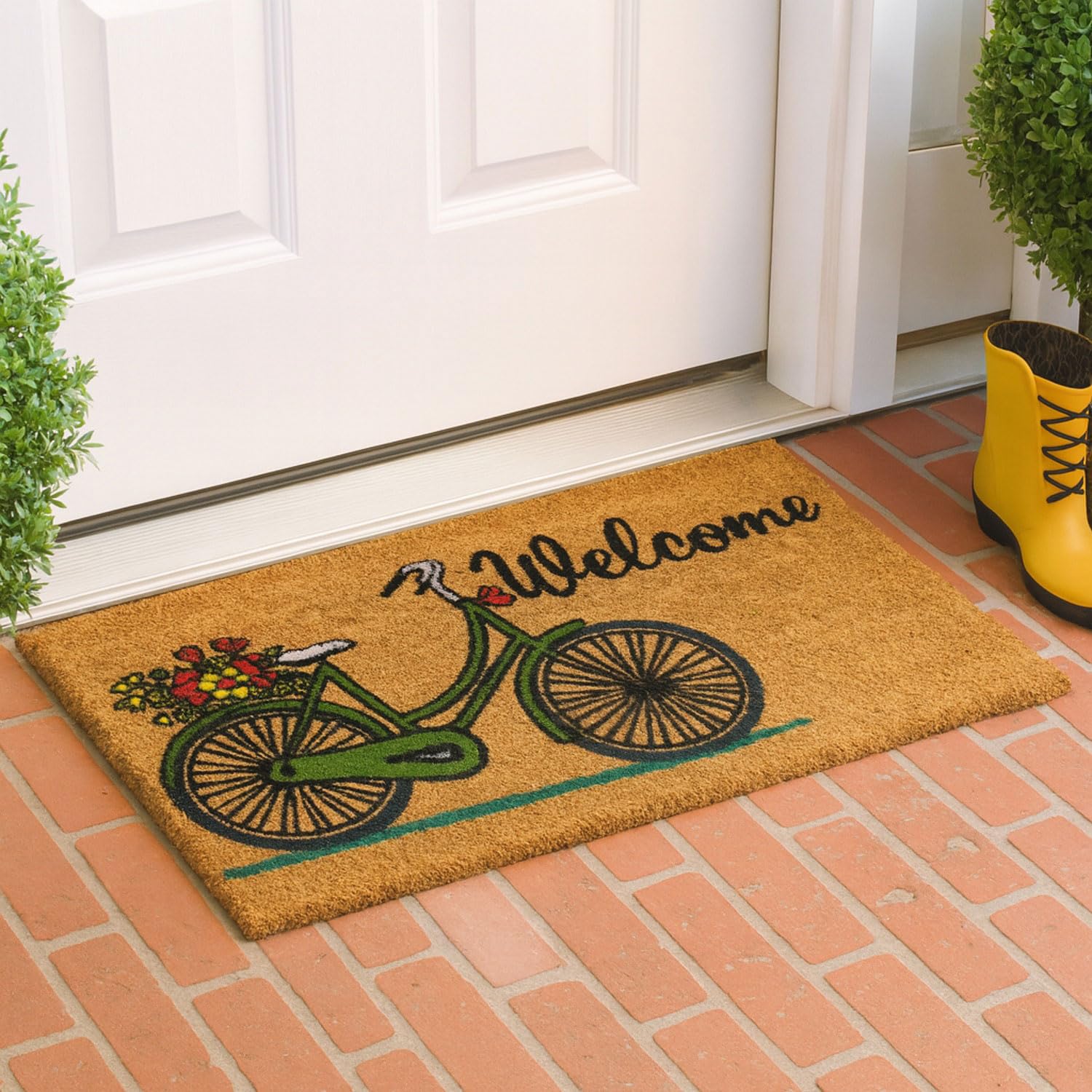 Coir Doormat for Home Entrance ( Bycycle ,71x45 cm)