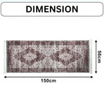 Polyester Floor Runner Persian Mist Pattern Multi Color 150x56cm