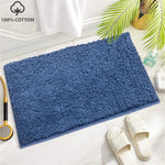 Colosseum Bath Mat 100% Cotton (40x60 cm,Blue)