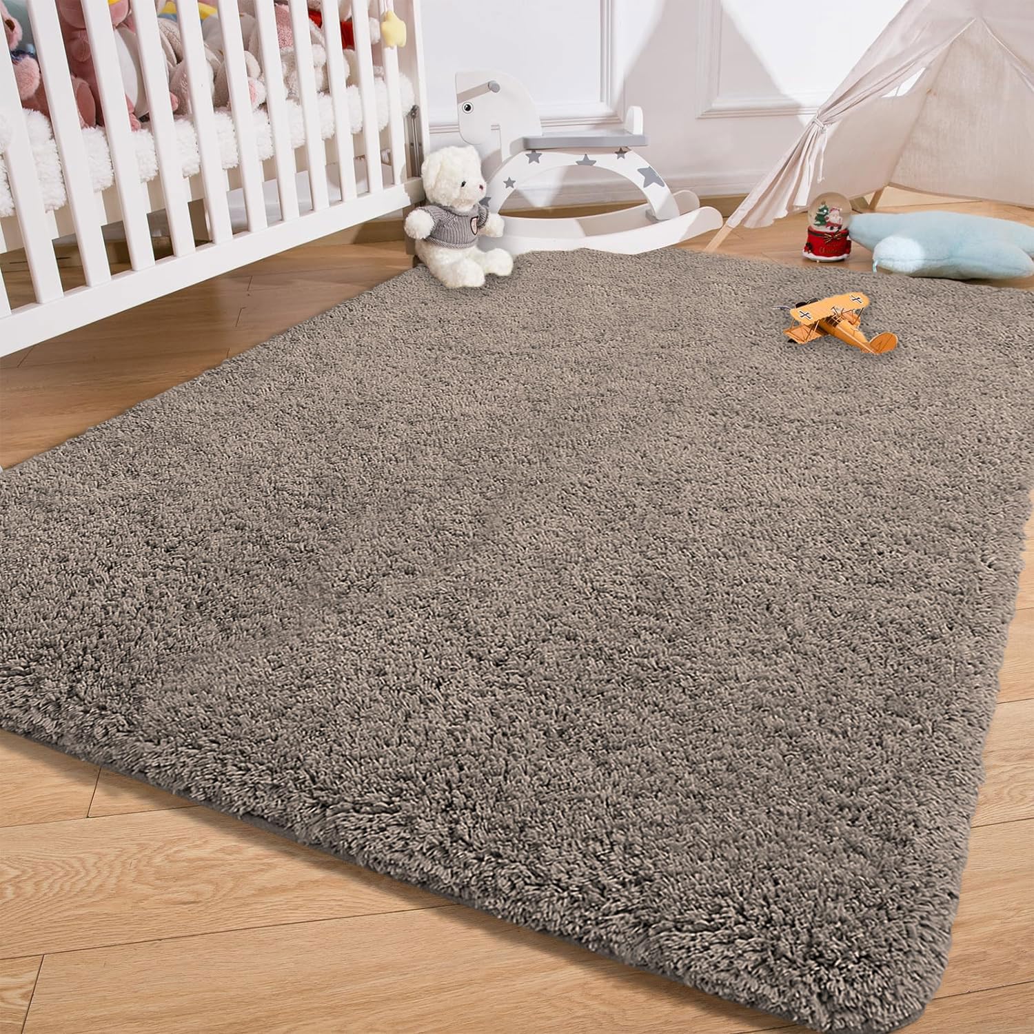 Vegas Carpet For Bedroom,Livingroom (Taupe,4X6 Feet)