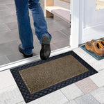 Coir Rubber Door Mat (Yellow, 45 x 75cm)