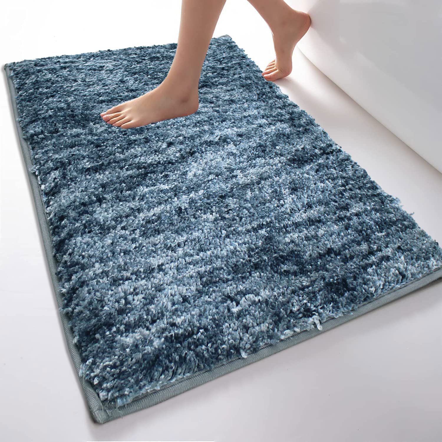 Hawaii Bath Mat Anti Skid (Charcoal, 60cm x 90cm)