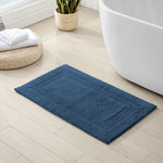 Paris Reversible Bath Mat 100% Cotton (Teal, 40x60 cm)