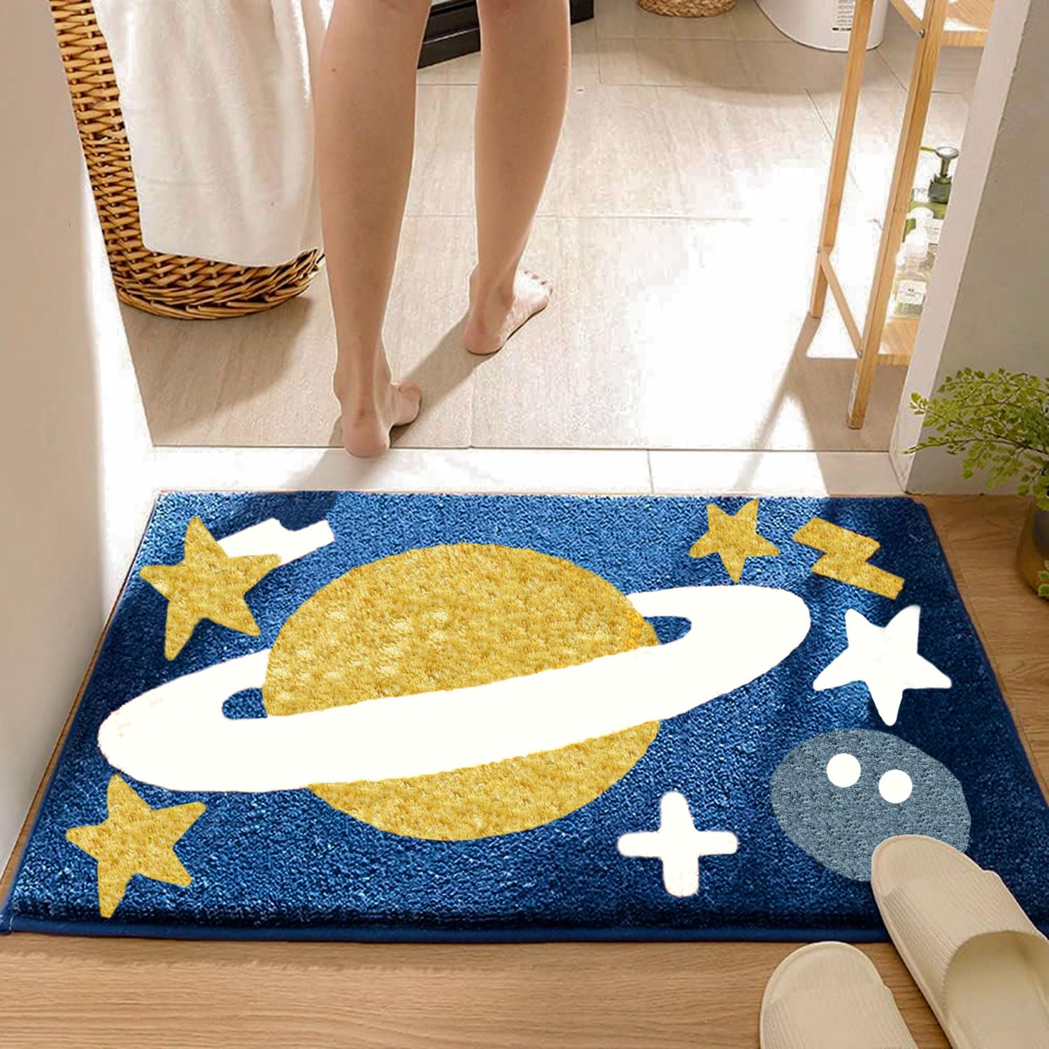 Vegas Kid's Bath Mat (40x60 cm , Planet)