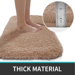 Vegas Microfiber Bath Mat (40x60 cm, Rust) Pack of 1