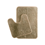 Newman Polyester Contour Bath Mat Set of 2 (Beige 45x75 cm & 40x45)