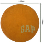 Round Bath mat for Bathroom (Yellow, 65 x 65 cm)