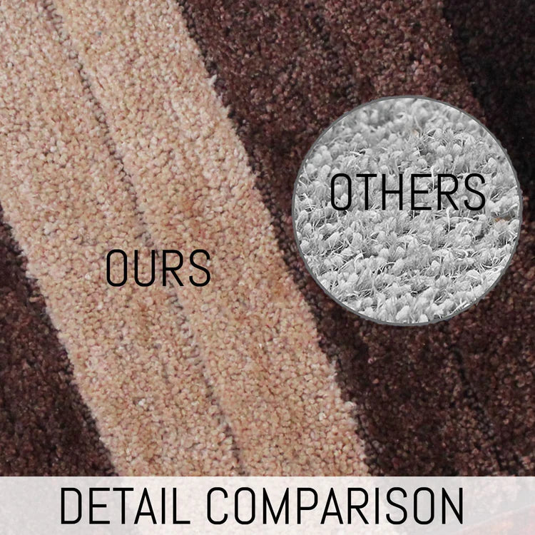Luxury Bath Mat for Bathroom (40X60 Cm ,Walnut)