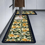 Kitchen Mat Combo  (116x36 & 58x36 cm,Yellow)