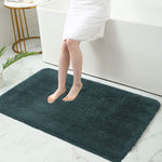 Sensuous Bathmat for Bathroom 2500 GSM (Hunter Green, 60cm x 90cm)