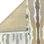 Sofa Cover for 5 Seater Tiger Print Plush Polyester ( 70x180 cm & 60x70 cm , Brown )
