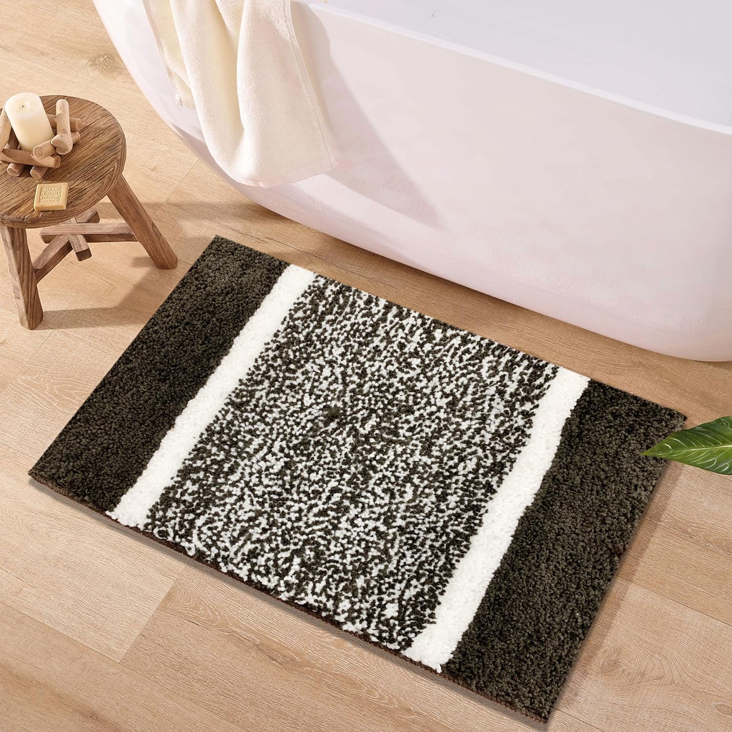 Rio Bath Mat 1800 GSM (38x58 cm,  Arabic Coffee)