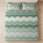 Double Bedsheet with 2 Pillow Covers 220 TC 100% Cotton Feel ( King Size Green 90x100inch )