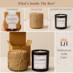 Scented Candles Set of 2 Brown