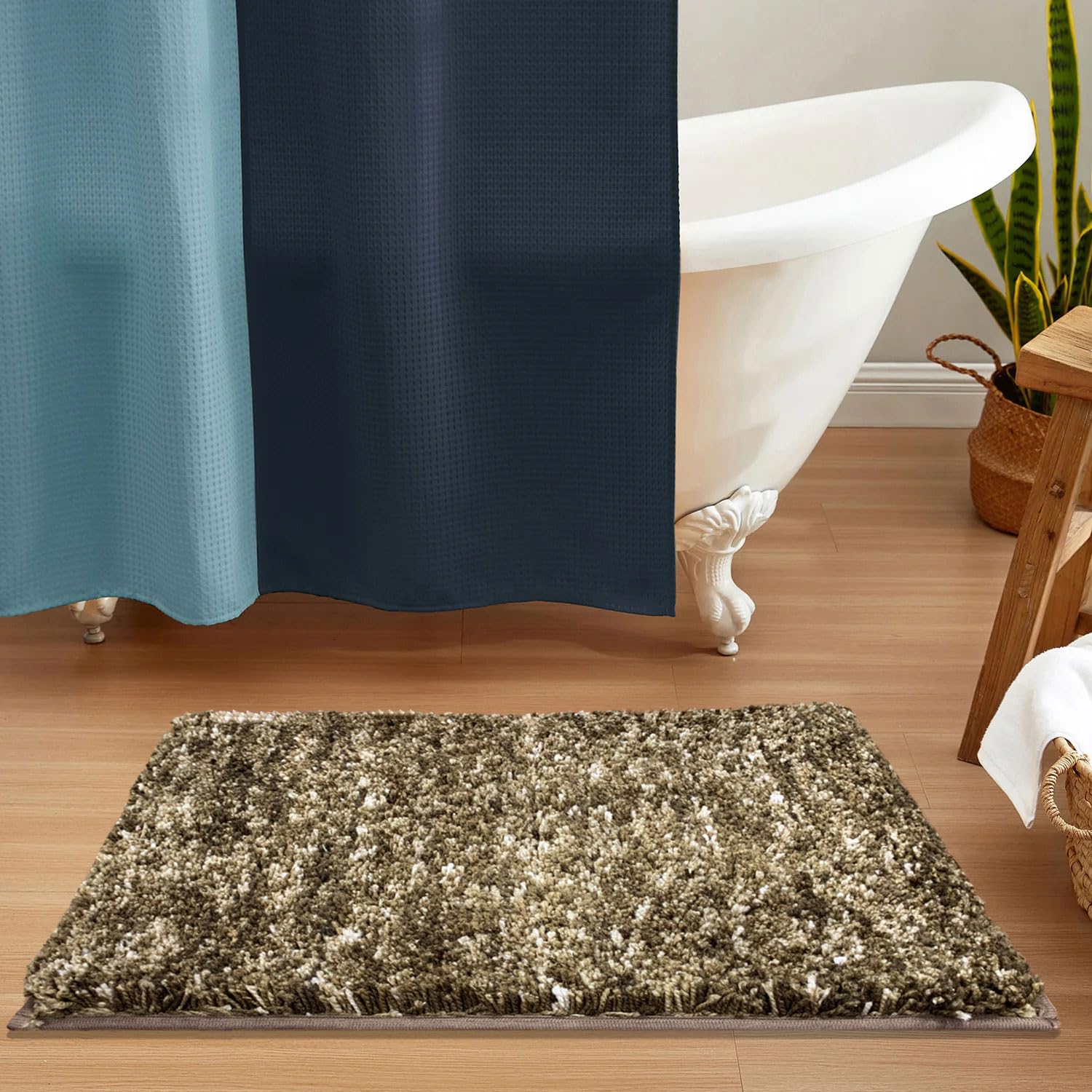 Hawaii Bath Mat Super Soft (Rock Brown, 40cm x 60cm)