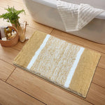 Columbia Bath Mat for Bathroom(Gold, 38x58 cm)