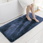 Newman Microfiber Bathmat 2500 GSM (Navy Blue, 60Cm x 90Cm)