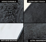 Newman Carpet For Bedroom (4X6 Feet, Anthra)