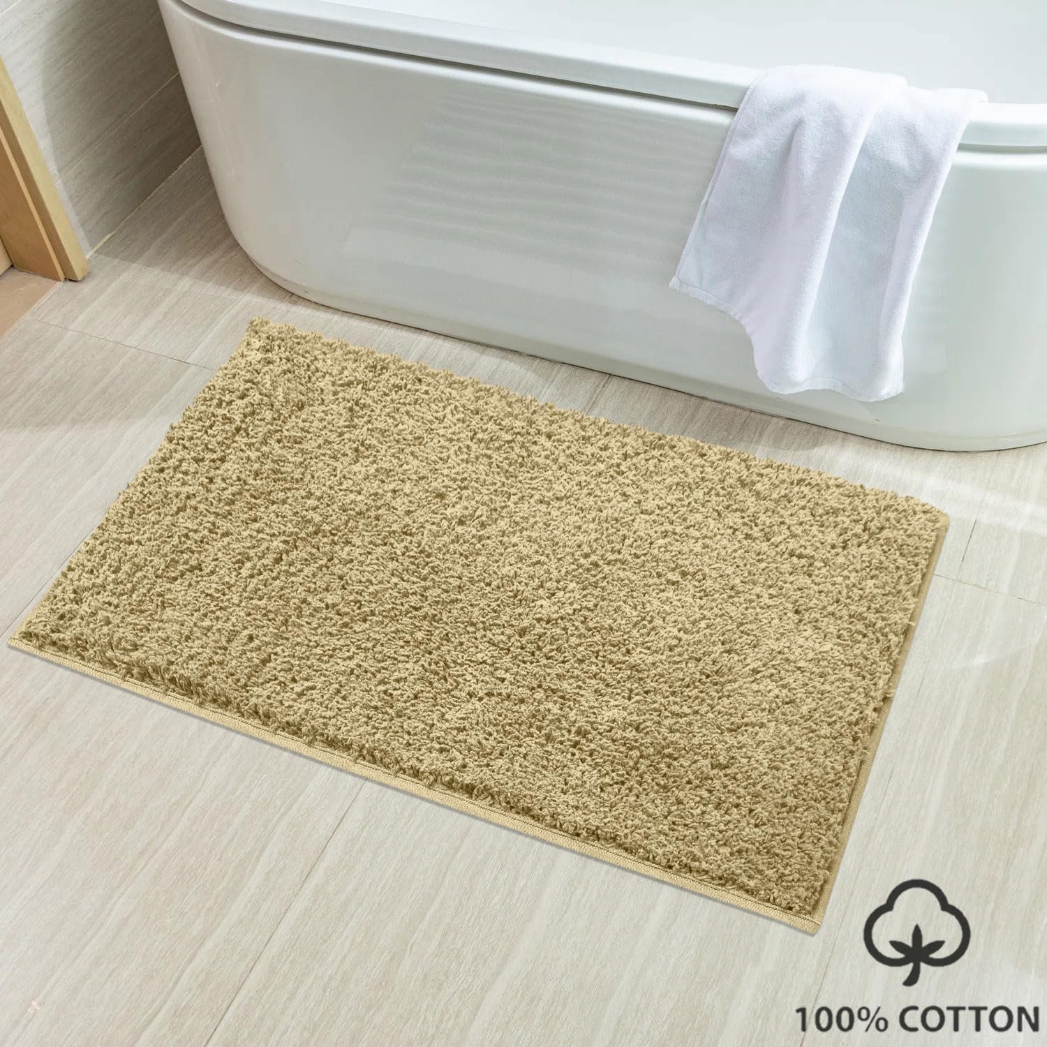Colosseum Bath Mat 100% Cotton (40x60 cm,Gold)