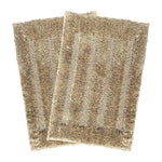 Bathmat 2500 GSM Microfiber Pack of 2 (Anti Gold, 40cm x 60cm)