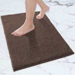 Bathmat 2500 GSM Microfiber Anti Skid (Coffee, 45cm x 75cm)