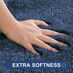 Newman Bath Mat 2500 GSM (40X60 Cm, Blue)