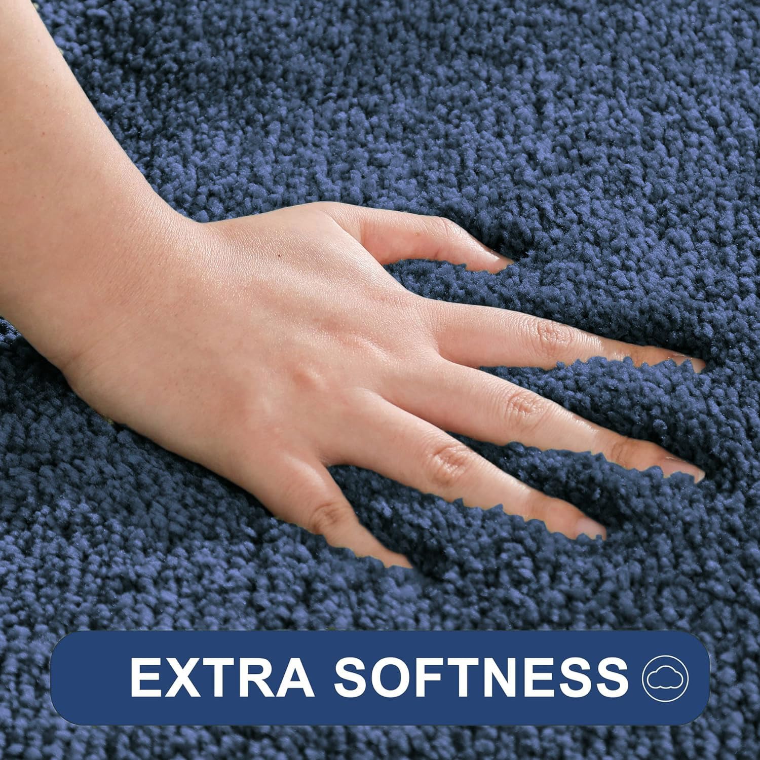 Newman Bath Mat 2500 GSM (60x90 cm, Blue)