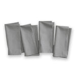 Cotton Kitchen Napkin Set of 4 (Grey, 45x45 cm)