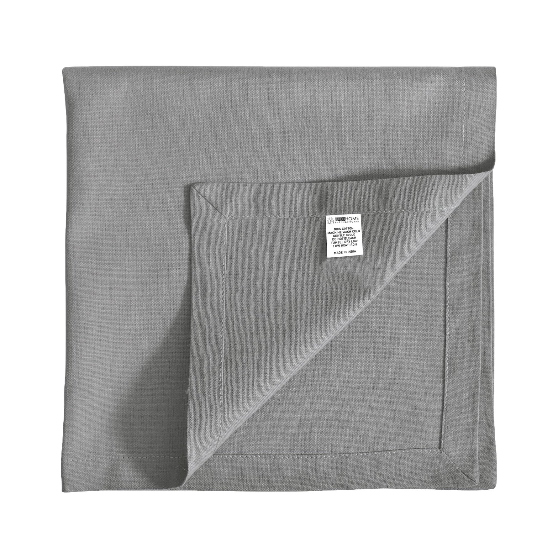 Cotton Kitchen Napkin Set of 4 (Grey, 45x45 cm)